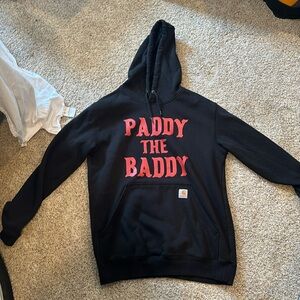 Men’s Limited Edition Paddy the Baddy Liverpool Barstool Carhart hoodie